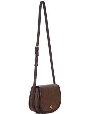 Etro Paisley-Print Shoulder Bag - White