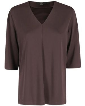 Seventy V-Neck Top - Brown