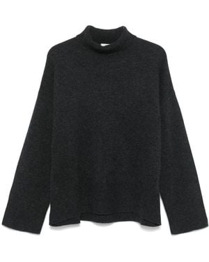 LeKasha Suede Jumper - Black