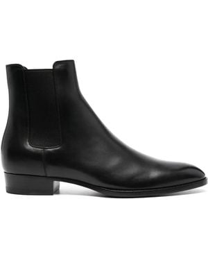 Saint Laurent 'Cole 45' Chelsea-Boots - Schwarz