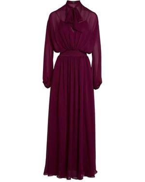 Giambattista Valli Abito Lungo Con Nodo - Viola