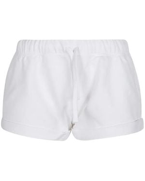 IRO Emmy Logo-Patch Shorts - White