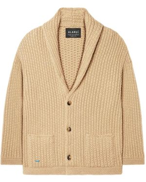 Alanui Cardigan Cashmere, Cotton - Natural