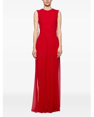 Atu Body Couture Emotional Braided Maxi Dress - Red