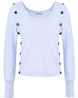 Ports 1961 Contrast-Buttons Jumper - Blue
