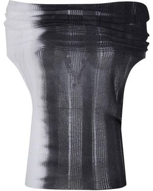 Pierantoniogaspari Tie-Dye Top - Grey