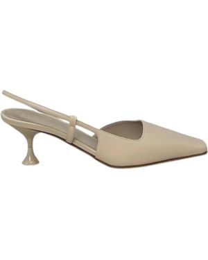 3Juin 55Mm Kira Pointed Sandals - Metallic