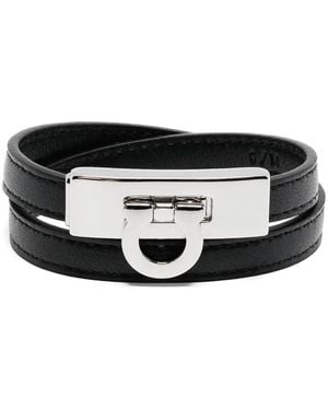 Ferragamo ガンチーニ ブレスレット - ブラック