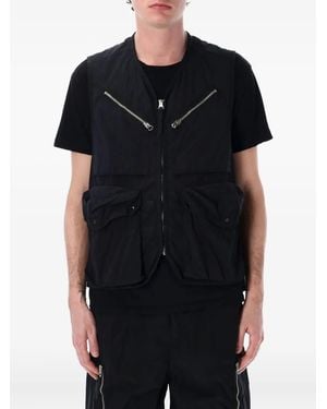 C.P. Company Dual-Zipper Utility Vest - Black