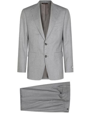 Canali Wool Two-Piece Suit - Gray
