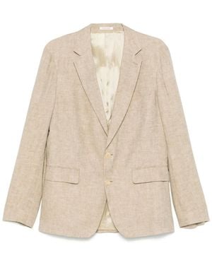 Fursac Linen Blazer - Natural