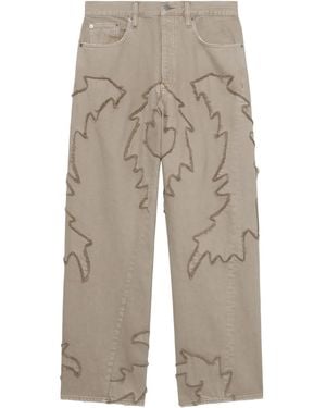sunflower Logo-Patch Jeans - Natural