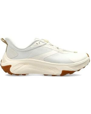 Hoka One One Textured Lace-Up Sneakers - White
