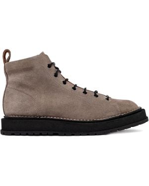 Buttero Schnürstiefel aus Wildleder - Braun