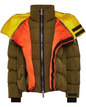 DSquared² Layered Quilted Jacket - Orange