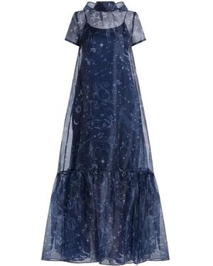 STAUD Calluna Maxi Dress - Blue