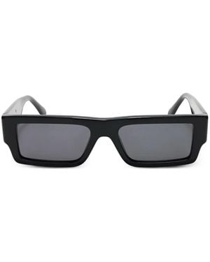 Palm Angels Belvedere Rectangle-Frame Sunglasses - Black