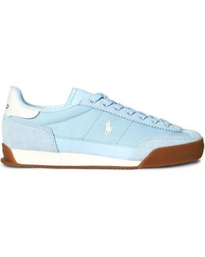 Polo Ralph Lauren Suede-Panel Sneakers - Blue