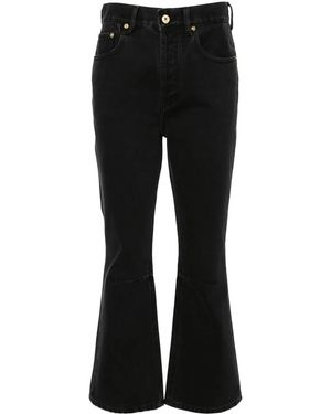 Jacquemus Jeans Le De-Nîmes Svasati A Vita Alta - Nero