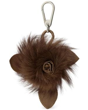 Lemaire Fuzzy Rose Charm - Brown