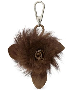 Lemaire Charm De Rosa En Piel De Borrego - Marrón