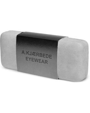 A.Kjærbede Logo-Print Hard Case - Grey