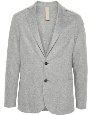 Eleventy Single-Breasted Blazer - Grey