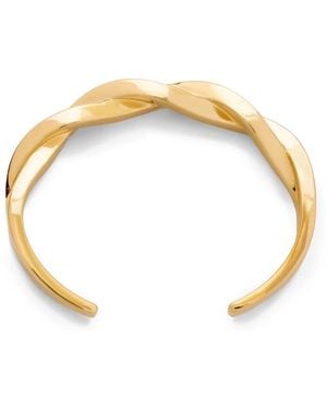 Ami Paris Pulsera Tresse con diseño abierto - Metálico