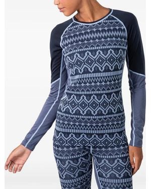 Kari Traa Malia Raglan-Sleeve Top - Blue