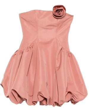 Cult Gaia Floral Bubble Mini Dress - Pink