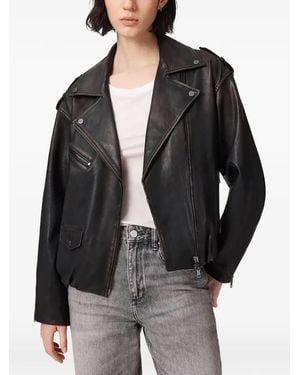 AllSaints Giacca Biker Samina - Nero