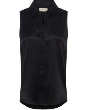 L'Agence Sleeveless Blouse - Black