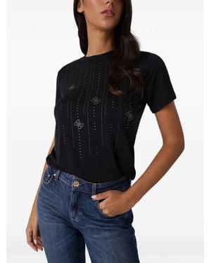 Guess Rhinestones T-Shirt - Blue