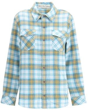 God's True Cashmere Freedom Cashmere Shirt - Blue