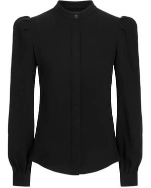Oscar de la Renta Blouse En Soie - Black