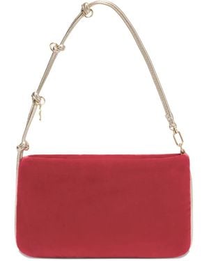 Furla Velvet Shoulder Bag - Red