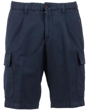 Briglia 1949 Cargo-Pockets Shorts - Blue