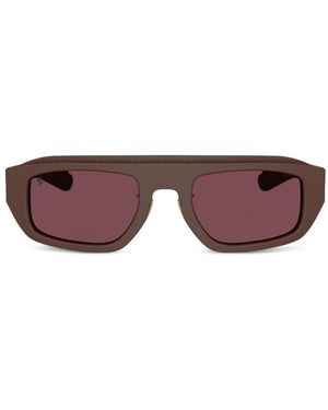 Ferrari Rectangular-Frame Sunglasses - Purple