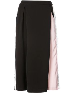 Haculla Cropped Wide Leg Trousers - Black