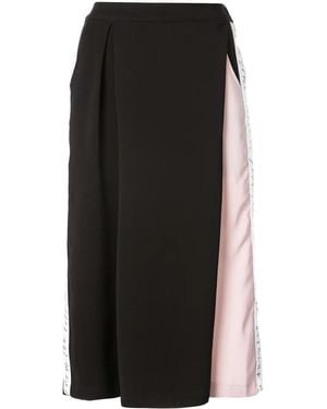 Haculla Cropped Wide Leg Trousers - Black
