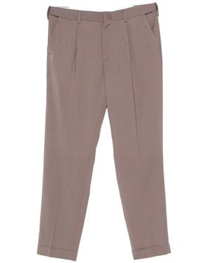 Cellar Door Cambridge Pleated Tailored Trousers - Grey