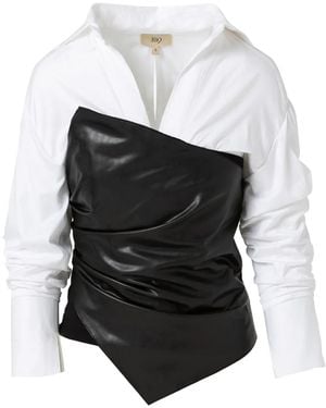 JBQ Millicent Layered Shirt - Black