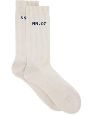 NN07 Calcetines De Canalé - Blanco