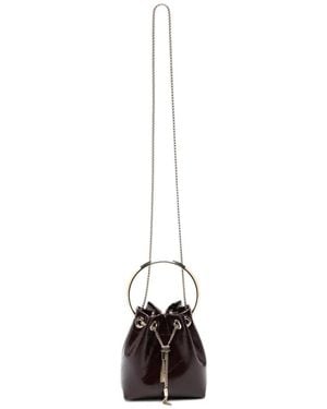 Jimmy Choo Bon Bon Bucket Bag - White