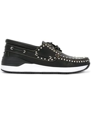 Givenchy Studded Boat Shoes - Zwart