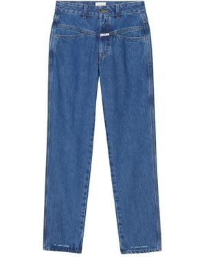 Closed Logo-Patch Jeans - Blue
