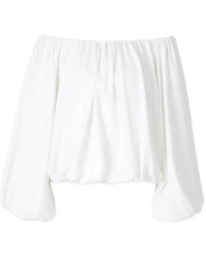 Dorothee Schumacher Off-Shoulder Balloon Blouse - White