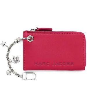 Marc Jacobs Cartera con charm y cremallera - Rojo