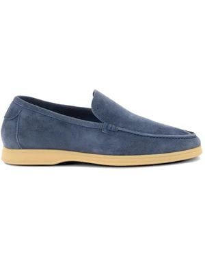 BOGGI Aria Suede Loafers - Blue