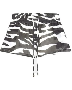 The Attico Short À Imprimé Zébré - Multicolor